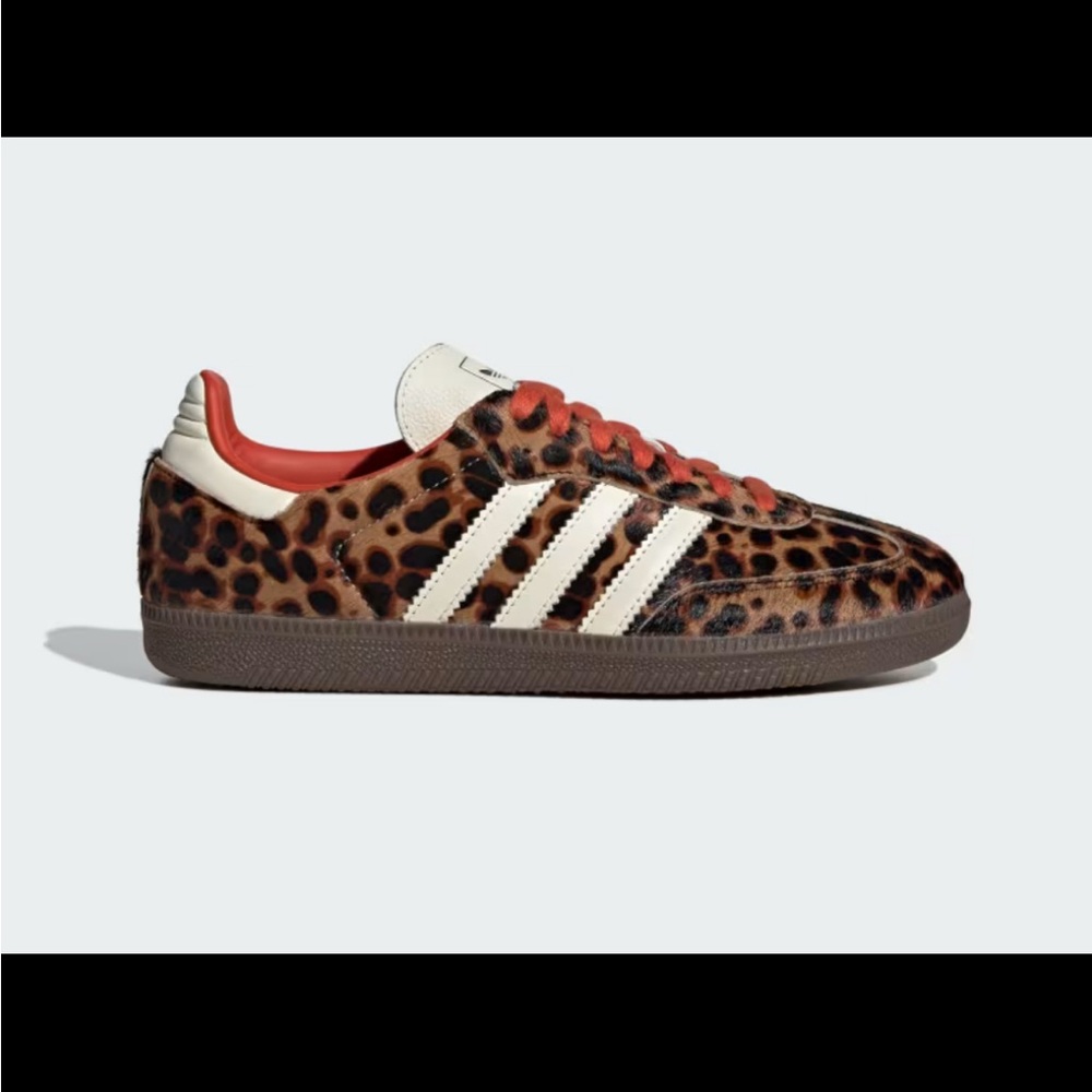 Adidas Men's Leopard Pattern Sneakers sambas OG